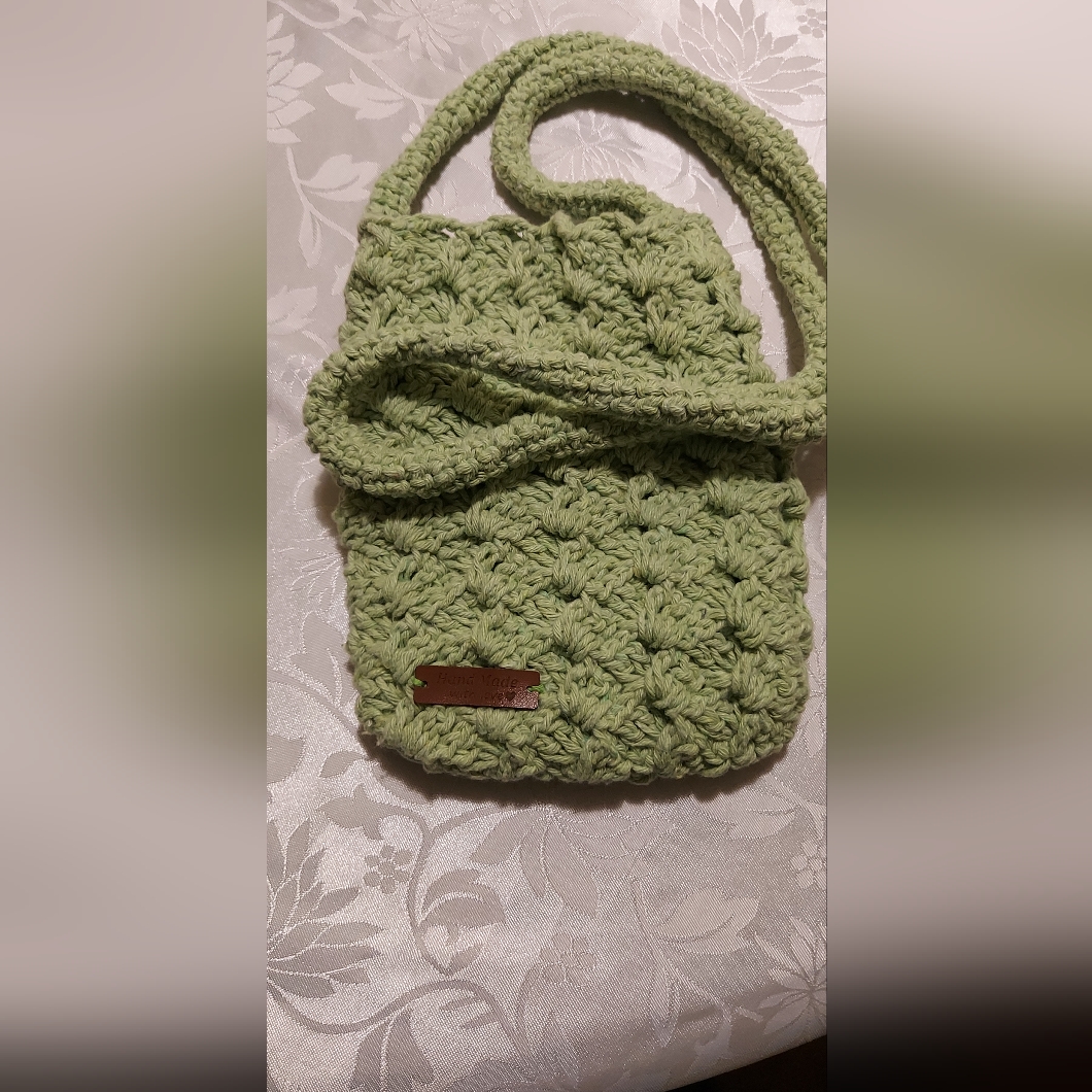 R&R - Handmade Crossbody Crochet Bag.